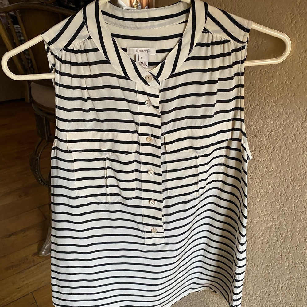 J Crew Button Down Blouse